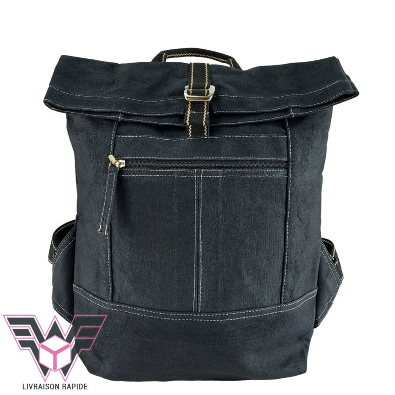 Domelo sac à dos femme toile denim