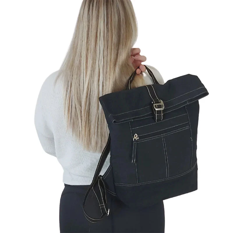 Domelo sac à dos femme toile denim