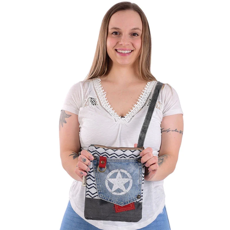 America petit sac bandoulière femme