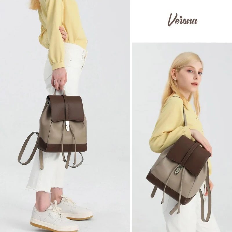 Verona sac à dos femme original cuir