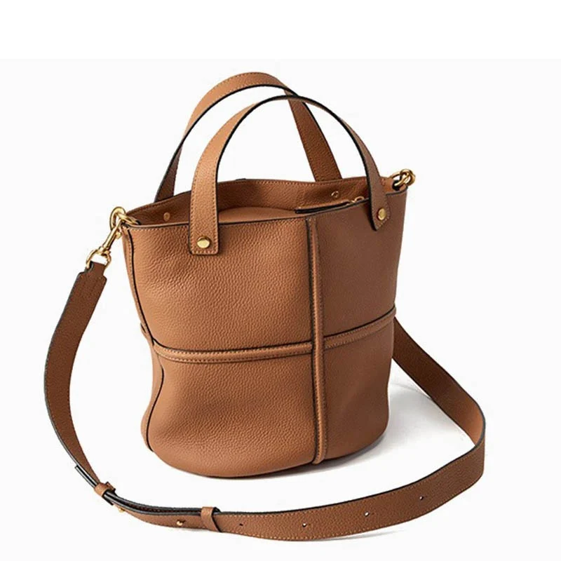 Elsa sac bandoulière femme forme seau