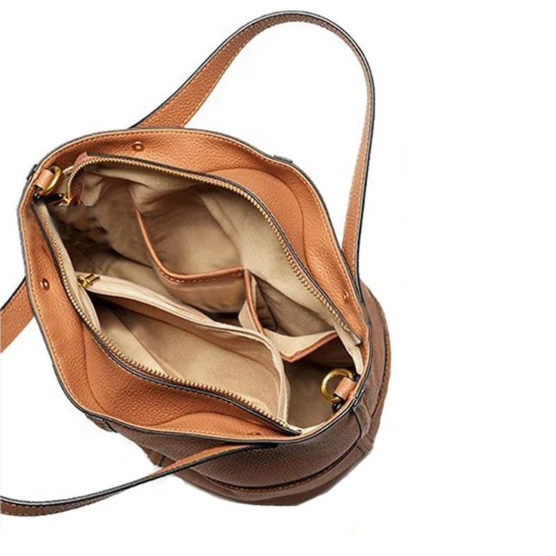 Elsa sac bandoulière femme forme seau