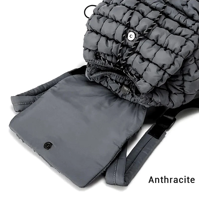 Flufy sac à dos femme matelassé tendance
