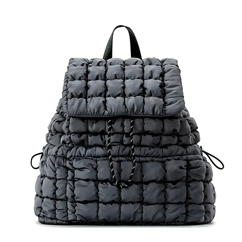 Flufy sac à dos femme matelassé tendance