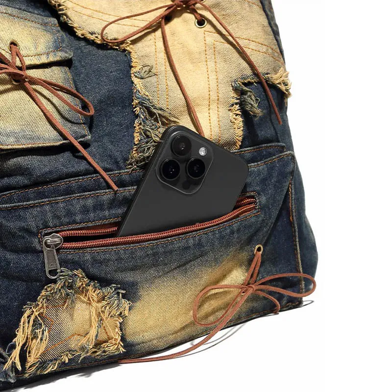 Jael sac à dos femme tendance en jean