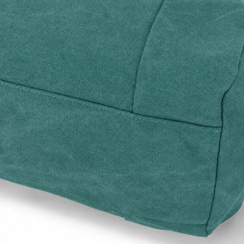 Sac bowling en toile et cuir LEDRU-ROLLIN Vert canard