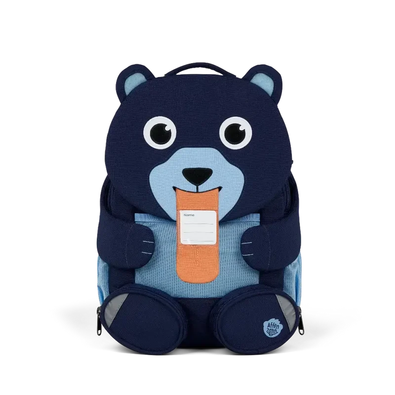 Grand Sac à Dos Affenzahn Ours Bleu