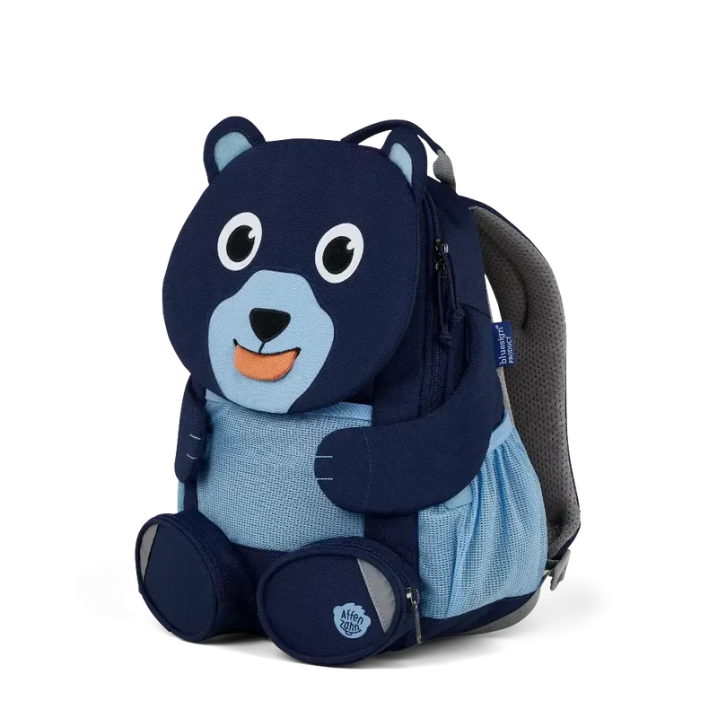Grand Sac à Dos Affenzahn Ours Bleu
