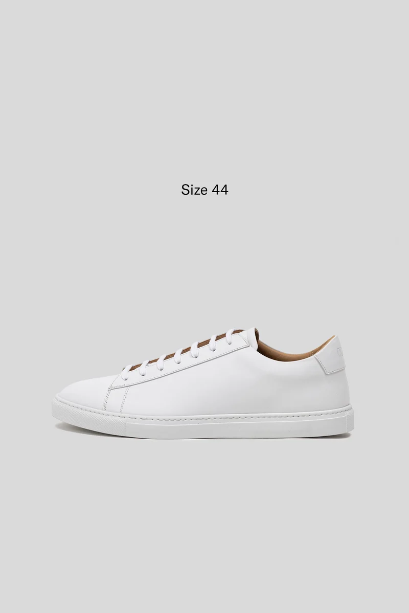 White Calfskin Città Sneaker