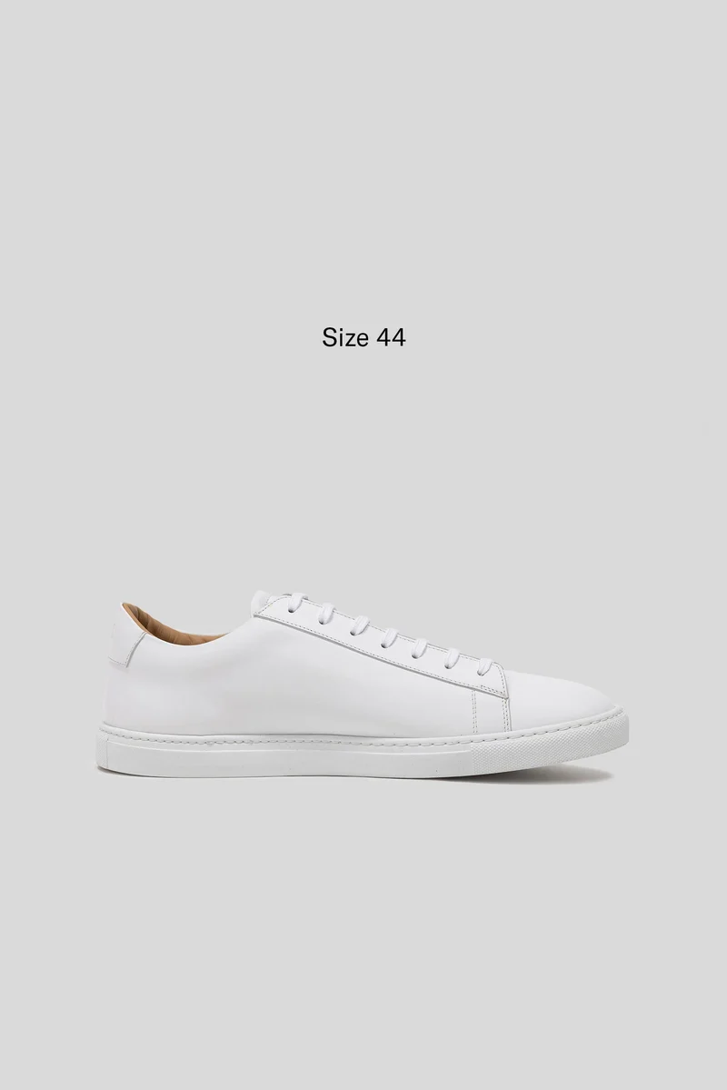 White Calfskin Città Sneaker