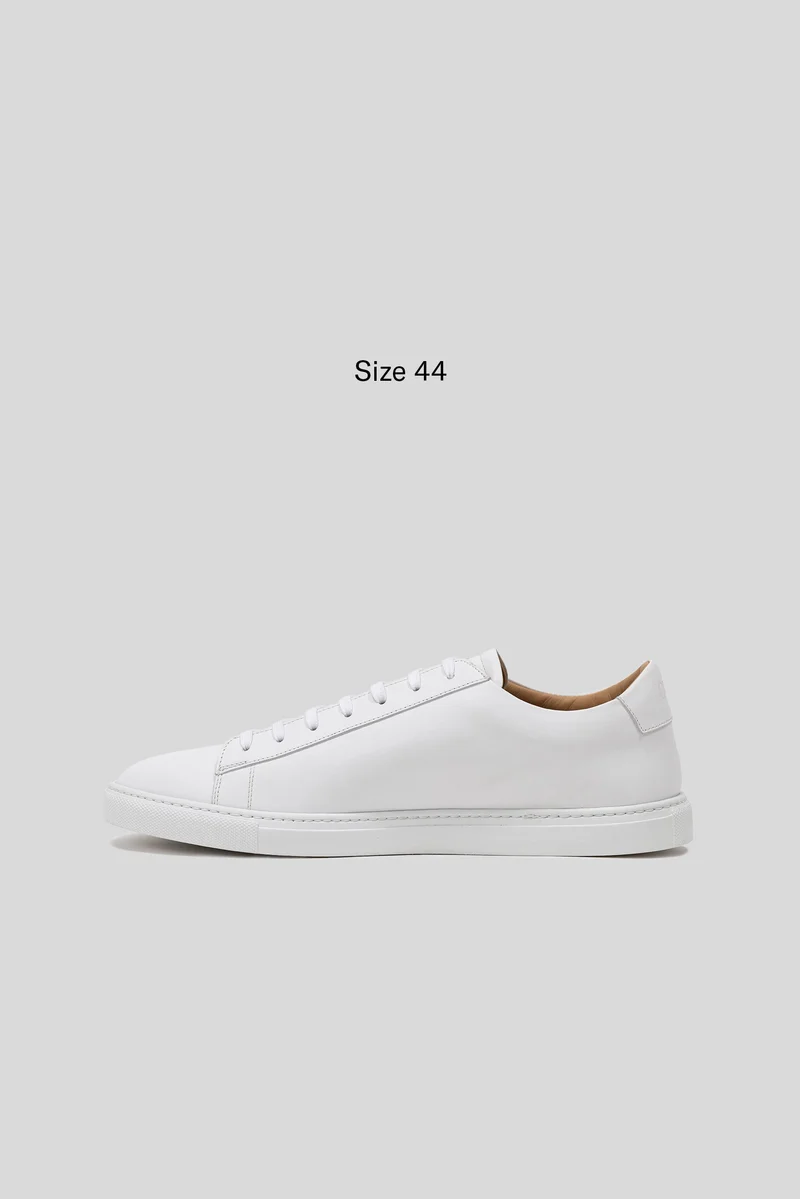 White Calfskin Città Sneaker