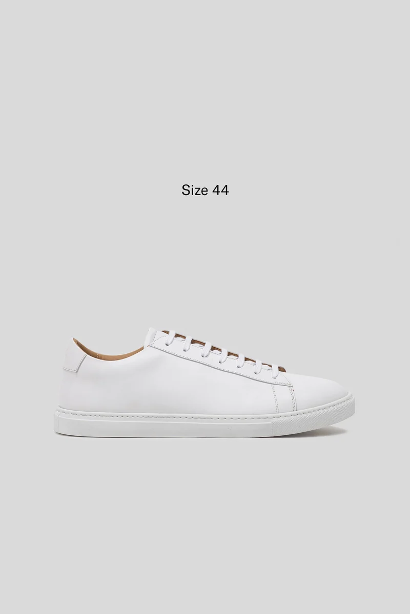 White Calfskin Città Sneaker