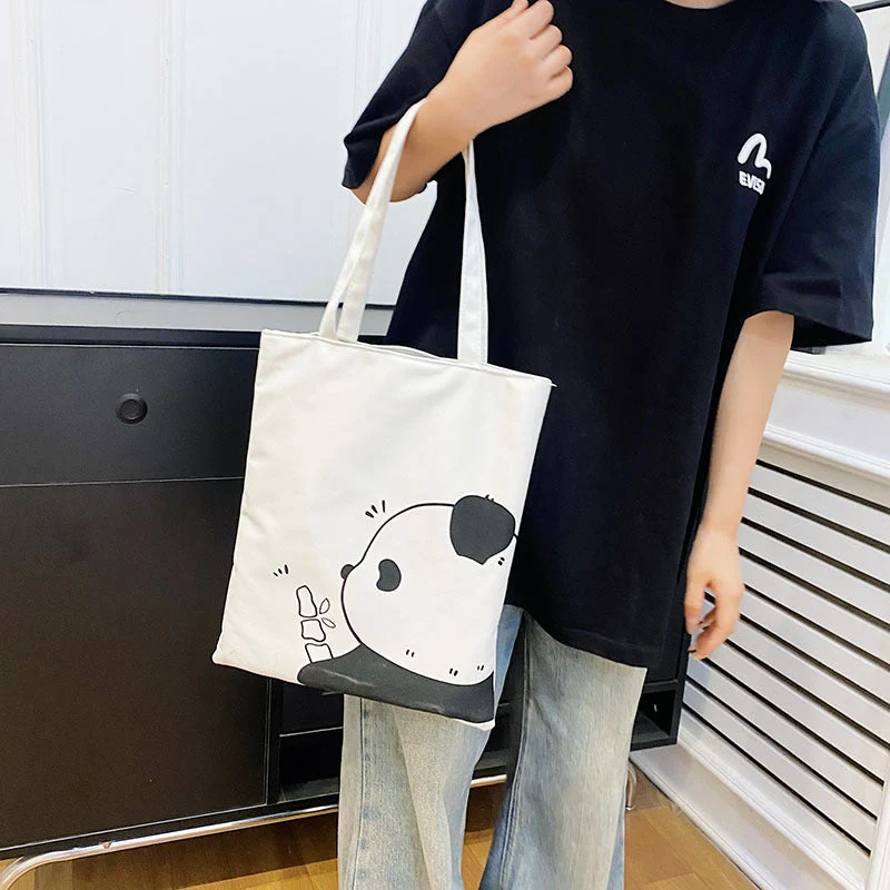 Student Commuter Shoulder Casual Tote Bag For Class