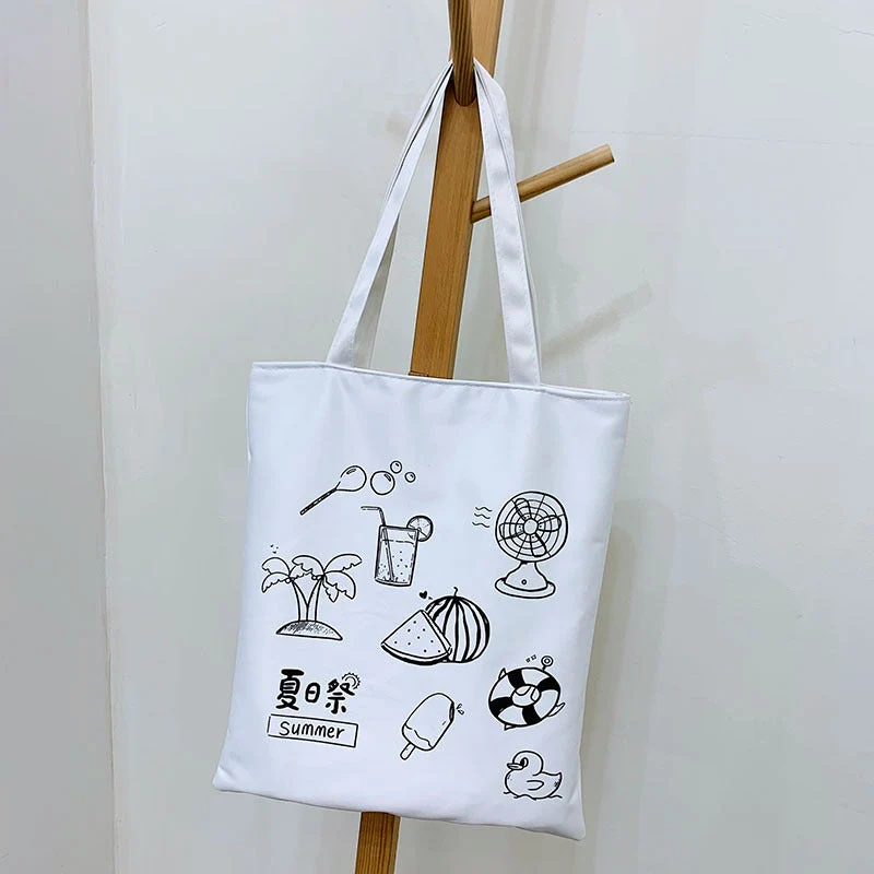 Student Commuter Shoulder Casual Tote Bag For Class