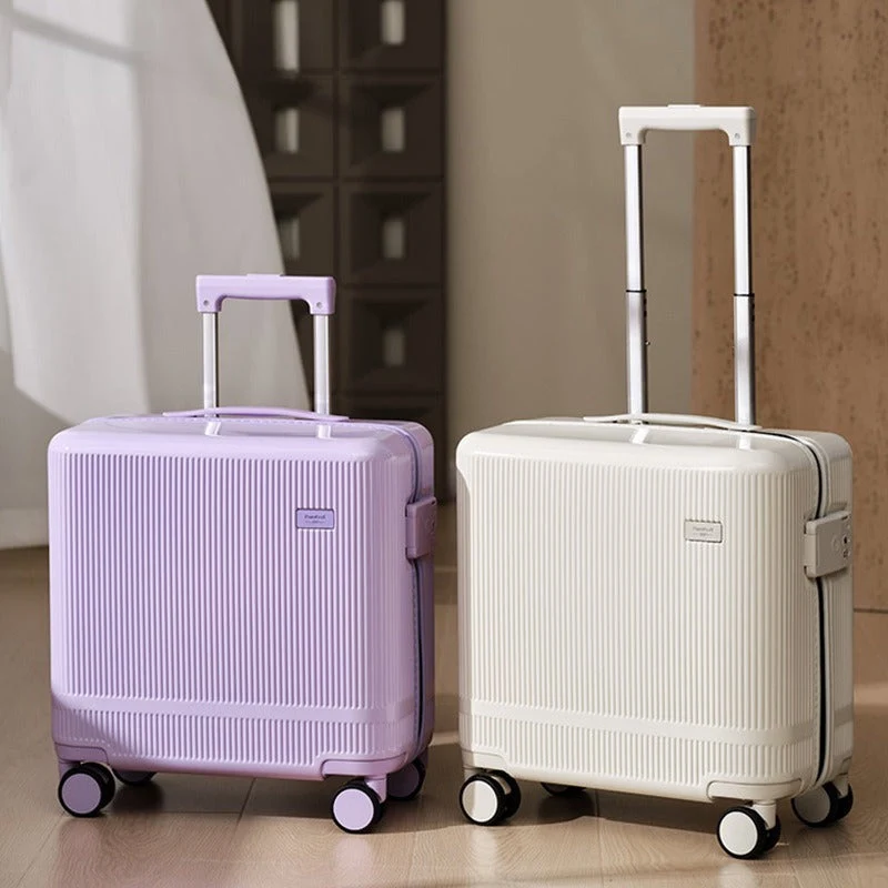 New Fashionable 16 Inch Luggage Case With TSA Customs Lock, 360 Universal Wheel Pull Rod Box, Luggage Universal Wheel Password Box