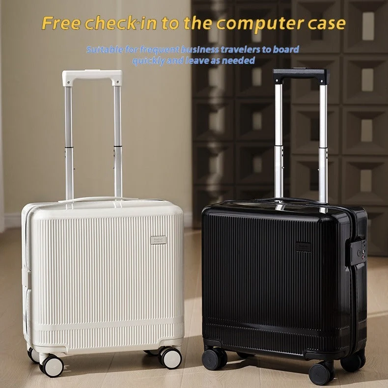 New Fashionable 16 Inch Luggage Case With TSA Customs Lock, 360 Universal Wheel Pull Rod Box, Luggage Universal Wheel Password Box