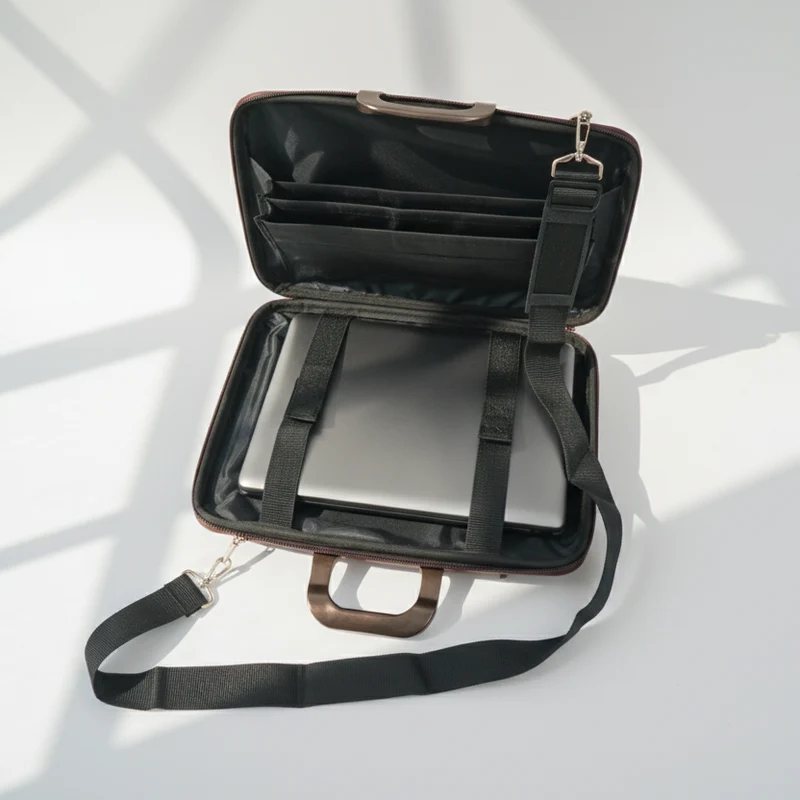 Faux Leather Laptop Bag