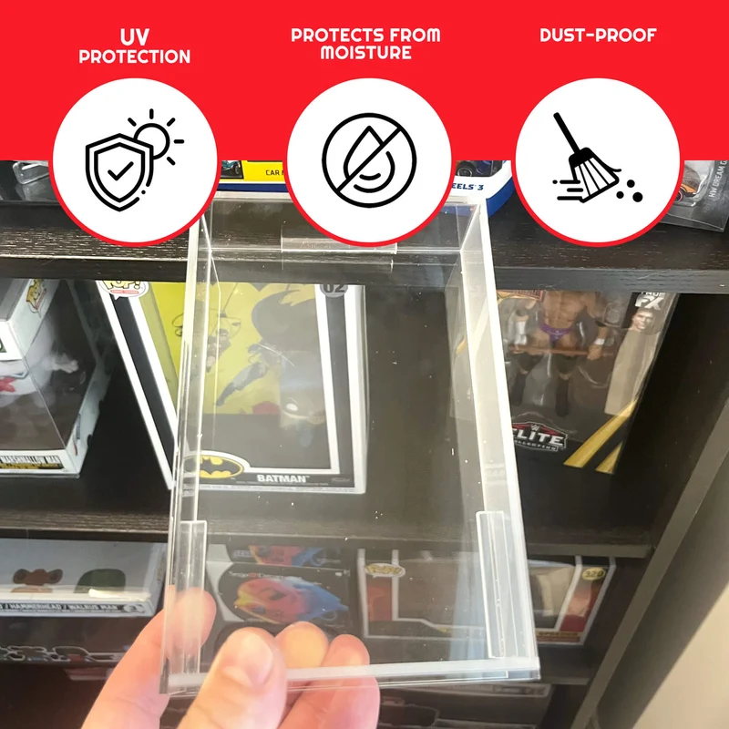 EVORETRO Acrylic Hot Wheels Mainline Protectors - 2 Pack