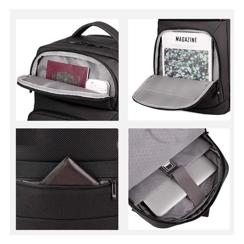 Helio sac à dos extensible unisexe noir