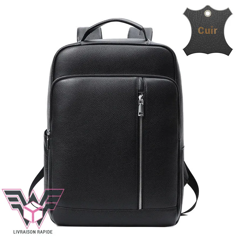 Calvin sac à dos cuir femme ordinateur