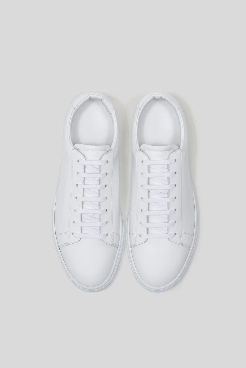 White Calfskin Città Sneaker