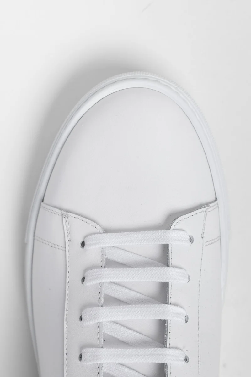 White Calfskin Città Sneaker