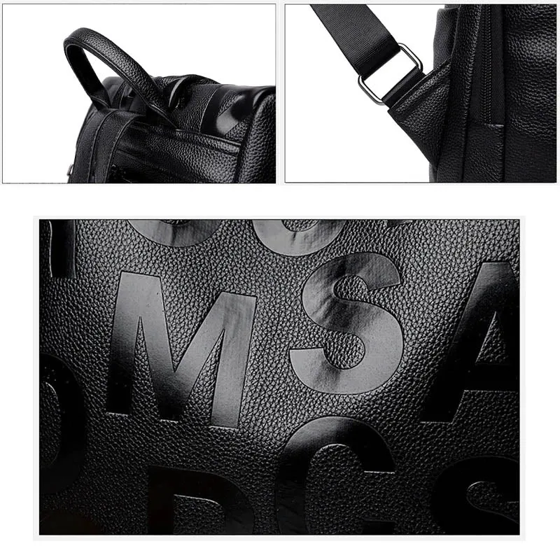 Letters sac à dos femme antivol