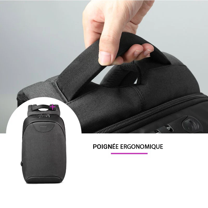 Aero sac à dos femme de voyage antivol