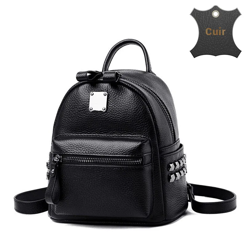 Rimini mini sac à dos femme cuir