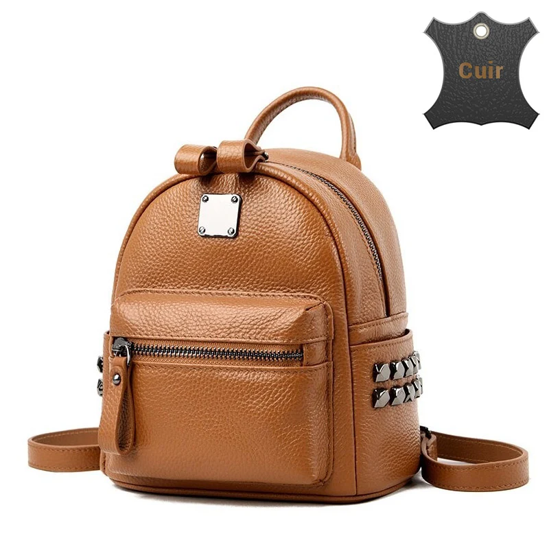Rimini mini sac à dos femme cuir
