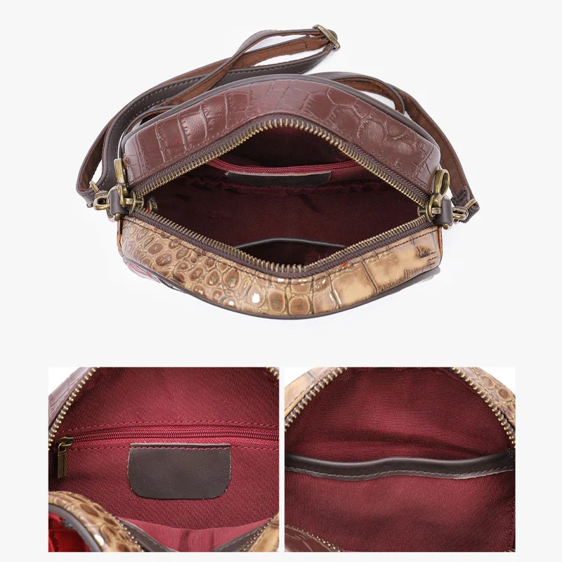 Rondo mini sac bandoulière femme cuir