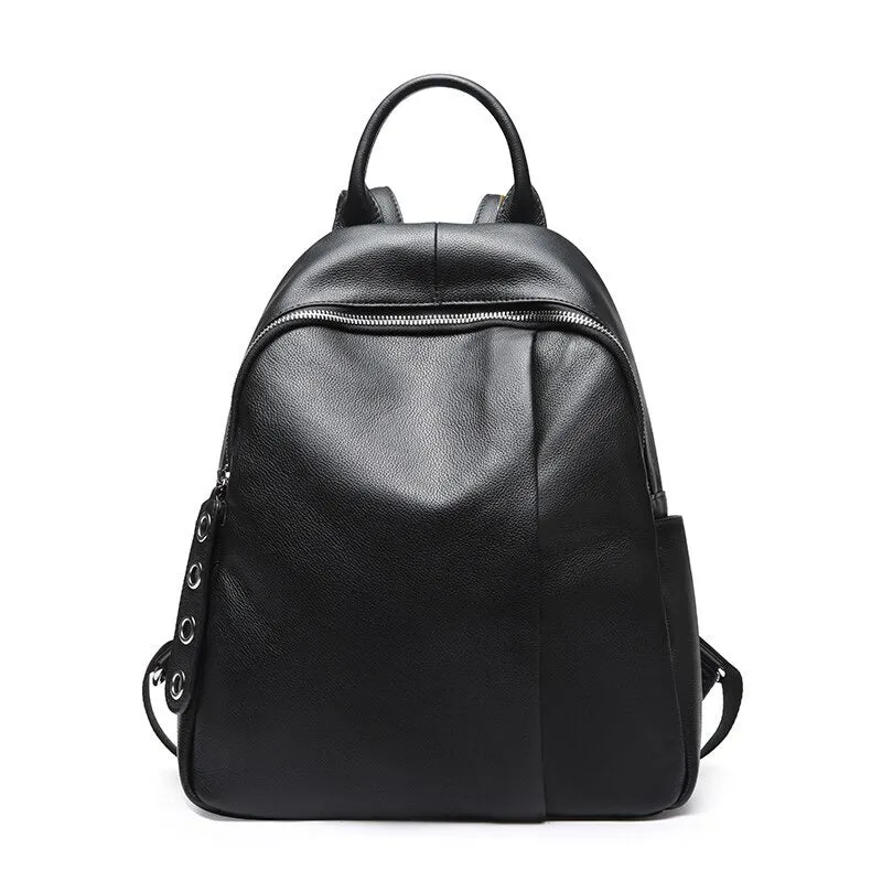 Asti sac à dos femme tendance cuir noir