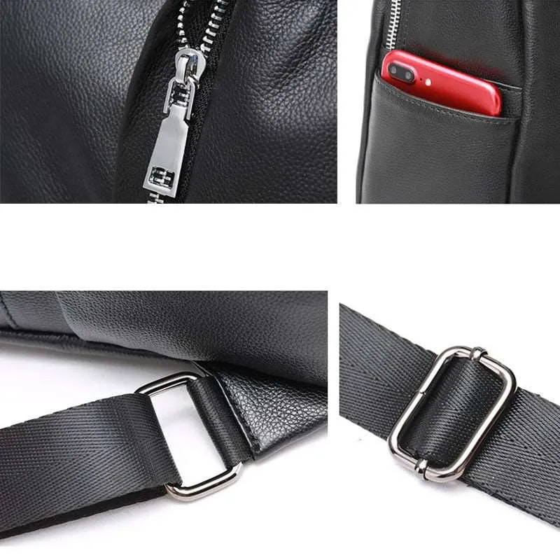 Asti sac à dos femme tendance cuir noir