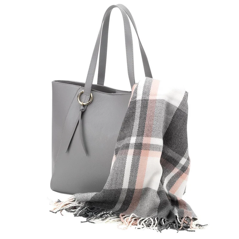 Grey Camilla Purse - Personalized