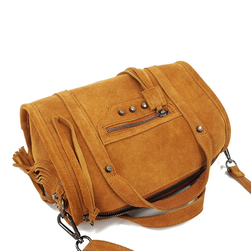 Savanah sac à main cuir velours