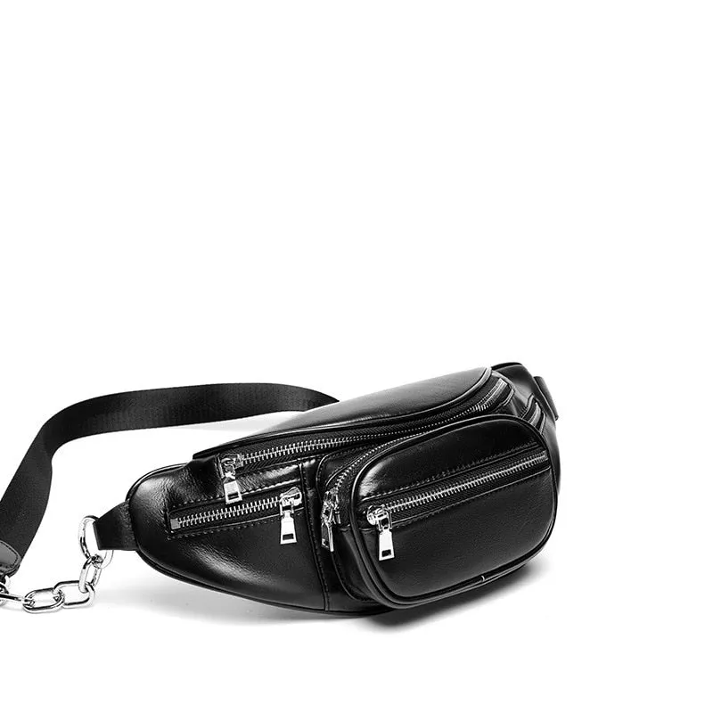 Napa sacoche banane femme cuir