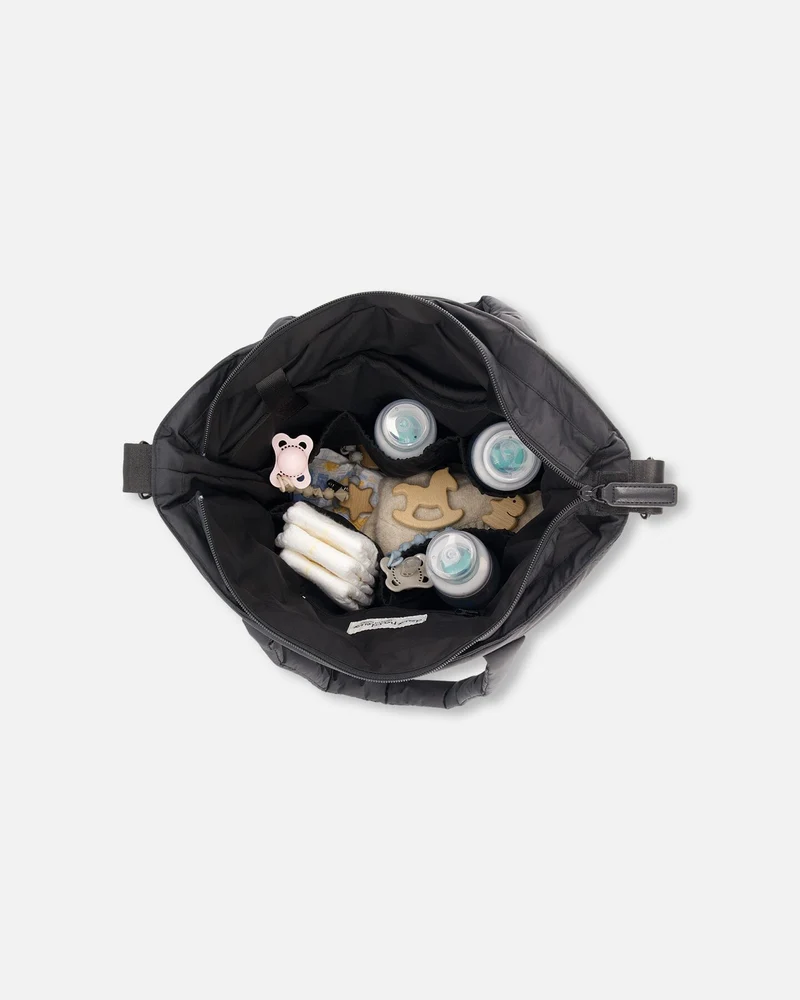Diaper Bag With Changing Mat Black