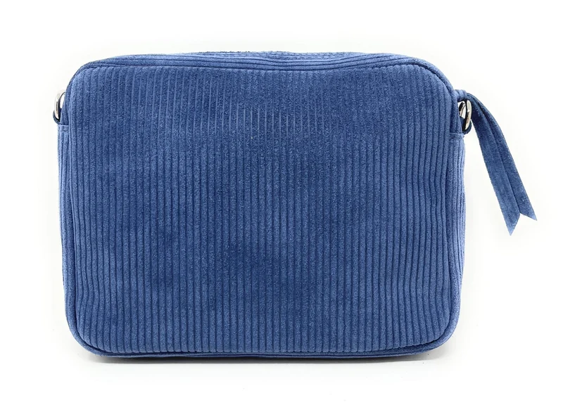Sac à bandoulière en daim SILVER STAR Bleu