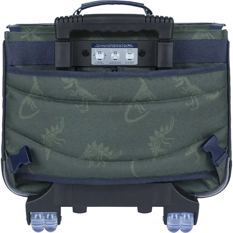 Cartable roulettes Tann's Timothée 38 cm