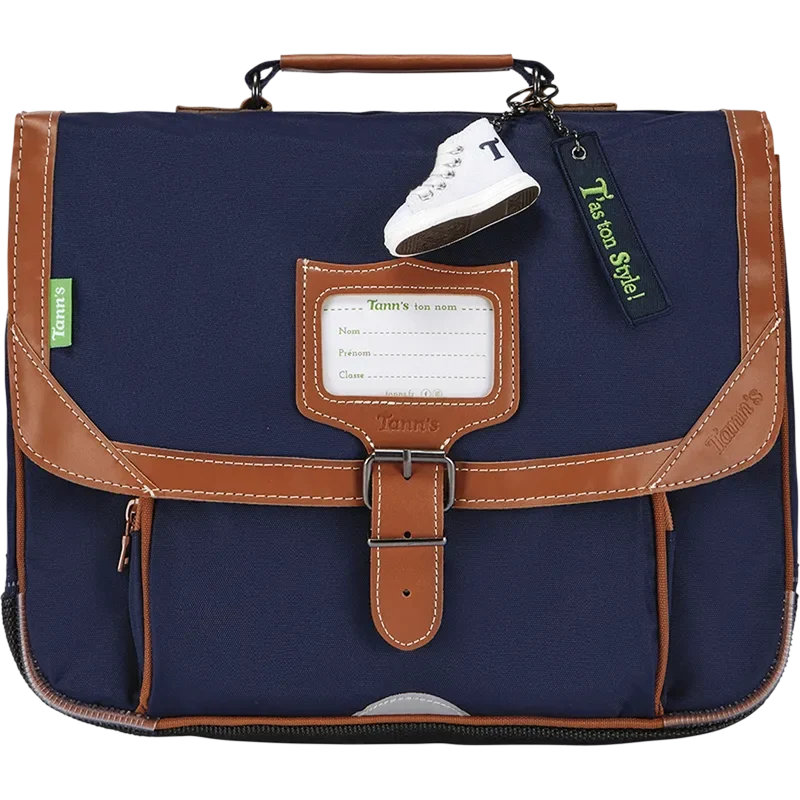 Cartable TANN'S Classic 35 cm Les signatures Camille Bleu/ Marine
