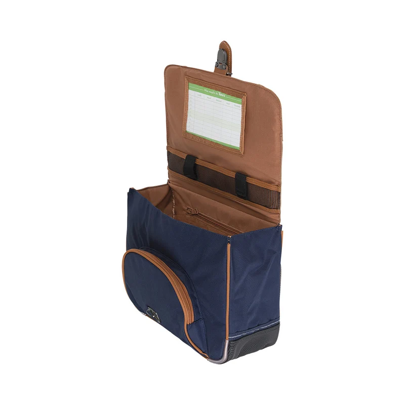Cartable TANN'S Classic 35 cm Les signatures Camille Bleu/ Marine