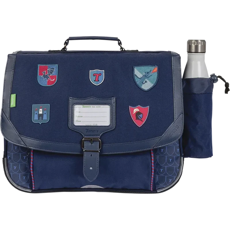 Cartable Poche Gourde TANN'S 38cm Lancelot Marin