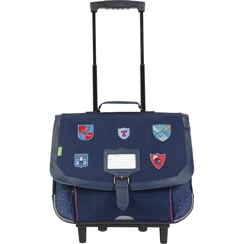 Cartable à Roulettes TANN'S 38cm Lancelot Marine