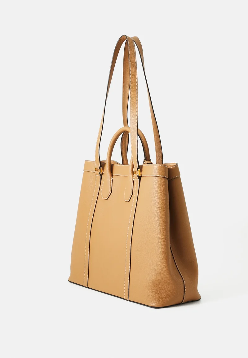 LANCEL BELLEVILLE - Cabas uni en cuir grainé