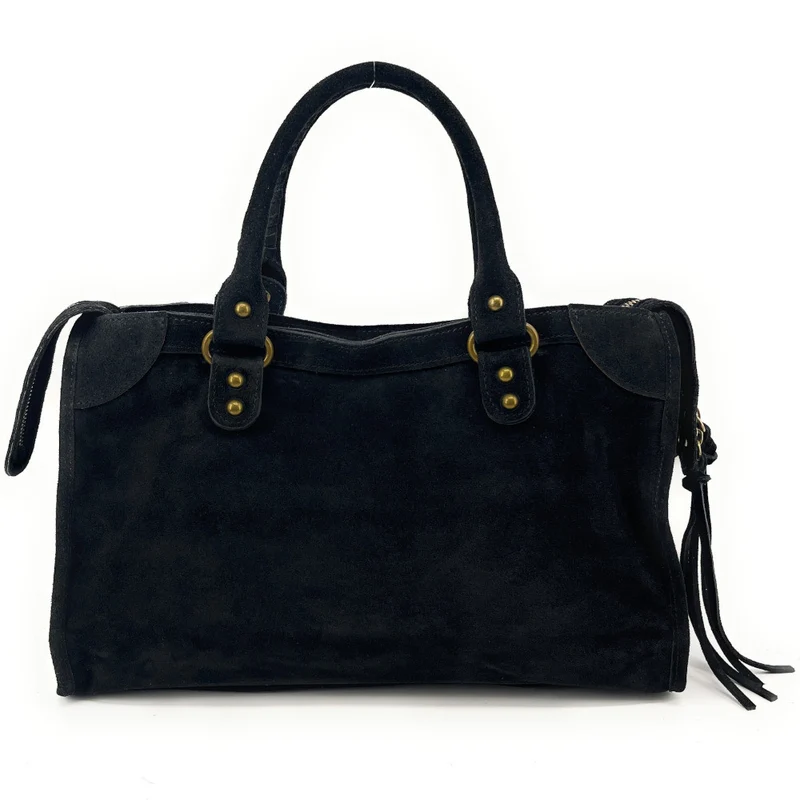 Sac en daim EDISON Noir