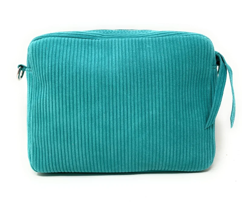 Sac à bandoulière en daim SILVER STAR Lagon