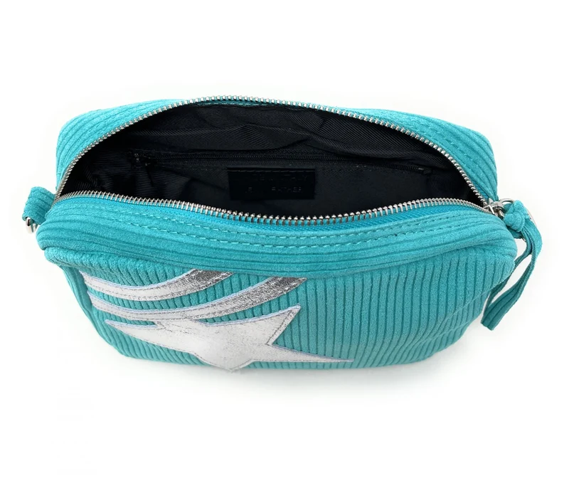 Sac à bandoulière en daim SILVER STAR Lagon