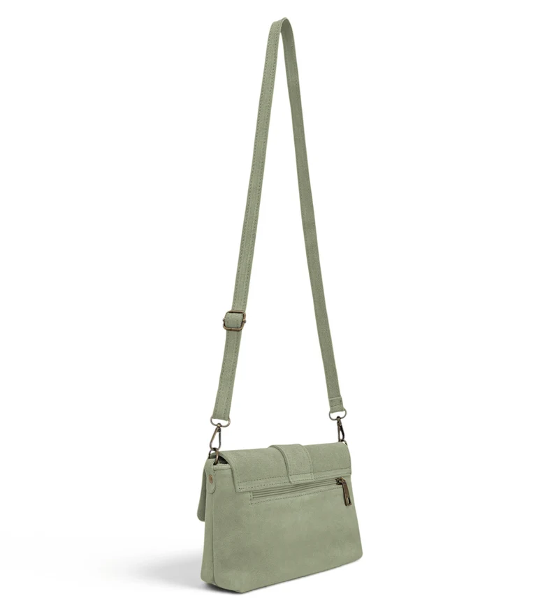 Sac à main en daim VERONE SUEDE Vert amande