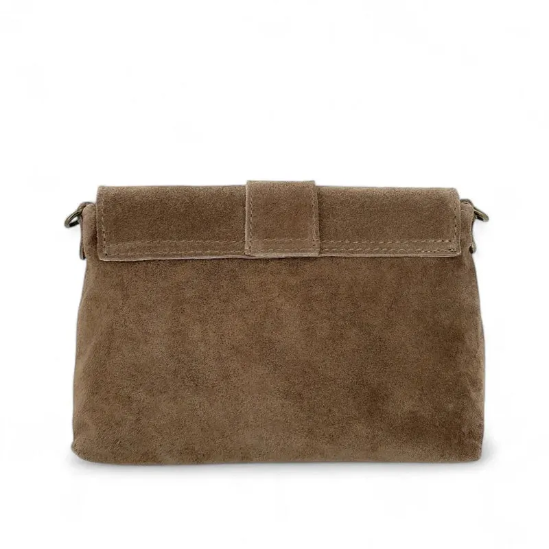 Sac à main en daim VERONE SUEDE Taupe