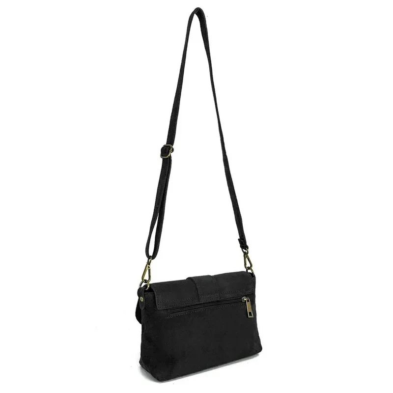 Sac à main en daim VERONE SUEDE Noir